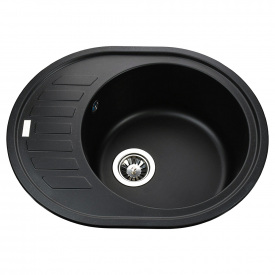 Гранітна мийка Globus Lux ARNO 620х500-А0002, чорний