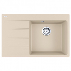 Мийка для кухні Franke Centro CNG 611-78 TL крило ліворуч, бежевий