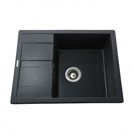 Гранітна мийка Globus Lux ONE 650х500-А0001, графіт