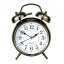 Годинник настільний Clock з будильником Моен Класік Тихий хід 16х11, 5х5, 5 см Бронзовий (16283) Оріхів