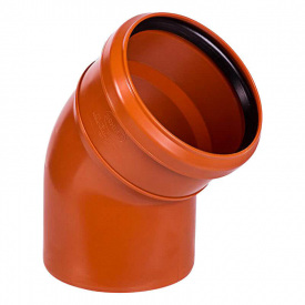 Відведення для зовнішньої каналізації Ostendorf KG Ду 160/15 (222200)