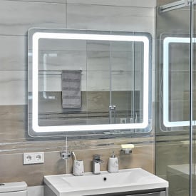 Дзеркало Global Glass MR-4 1000х800, з LED-підсвічуванням