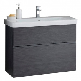 Тумба з умивальником Kolpa San Oxana 80 темно сірий (507200)
