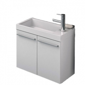 Тумба з умивальником Kolpa San Kiki Ouk 60 білий (538800)