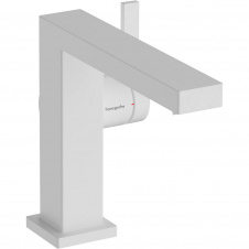 Змішувач для раковини Hansgrohe Tecturis S CoolStart EcoSmart+ зі зливним гарнітуром білий матовий (73020700)