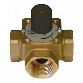 Триходовий змішувальний клапан HERZ 2137 з ручкою 1 ВР (1213703)