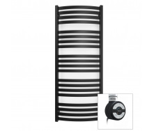 Полотенцесушитель электрический Terma D01 1210х400 тен MOA Black mat