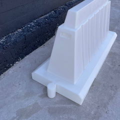 Дорожній блок водоналивний пластиковий білий 1.2 (м) Стандарт Івано-Франківськ