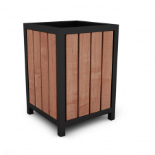 Кошик для сміття I loft you 38х38х60 см Коричневий (2132272635)