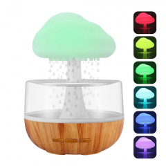 Зволожувач повітря RIAS Хмара RGB з дощем 300ml Brown (3_04347) Володарск-Волынский