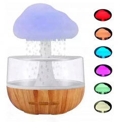 Зволожувач повітря RIAS Хмара RGB з дощем 300ml Brown (3_04347) Володарск-Волынский