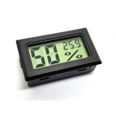 Термогігрометр цифровий Temo Ho вологомір термометр чорний (РР050795) Дніпрорудне