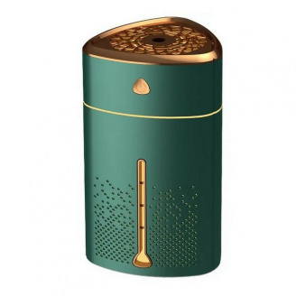 Зволожувач повітря Fog Humidifier 8496 Green/Gold CNV