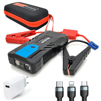 Пуско-зарядний пристрій OPT-TOP Power Bank JUMP STARTER HP 8800 mAh M33 в чохлі (1756375744)