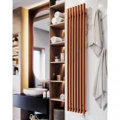 Радиатор электрический Terma ROLO ROOM 1800x480 True Cooper, тен MOA BLU с левой стороны Славута