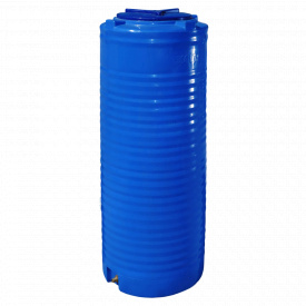 Бочка пластикова 300л вузька двошарова харчова Рото Європласт