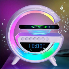 Настільна смарт лампа G-Smart Light BT3401 RGB з бездротовою зарядкою та Bluetooth колонкою 15W Покровск