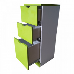 Комод Mikola-M Stairs 3 ящики HPL 1111 gloss 60 см Днепрорудное