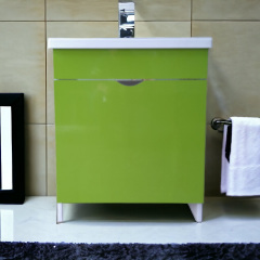 Тумба Mikola-M пластик 2.0 з кошиком під умивальник Como HPL 1111 gloss 60 см Миколаїв