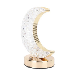 Настільна світлодіодна кристалічна лампа RIAS Moon Diamond Gold Миргород