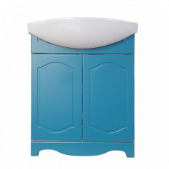 Підлогова пластикова тумба Classik-5.0-Ral 5018-65см TheMix Кривий Ріг