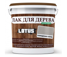 Кольоровий Лак для Дерева Lotus Глянець Канадська сосна 3 л