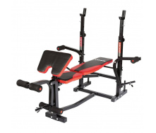 Лавка для жиму York Fitness ASPIRE 220 з стійкою для штанги та партою Скотта