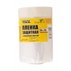 Плівка захисна з малярною стрічкою 550 мм*20 м MASTERTOOL GM (79-9005) Дніпрорудне