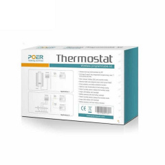 Бездротовий термостат Poer PTC10 для газового або електричного котла з терморегулятором Білий (100149) Орехов