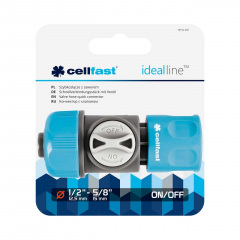 Конектор з вентилем Ideal 1/2" - 5/8" Cellfast Киев