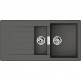 Кухонная мойка Hansgrohe S52 врезная 980х480х190мм, серый камень