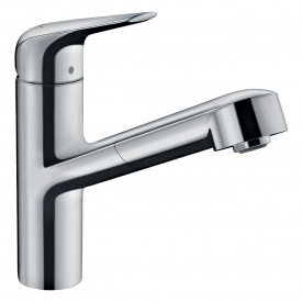 Hansgrohe M427-H150 Смеситель для кухни, однорычажный, с выдвижным изливом, хром