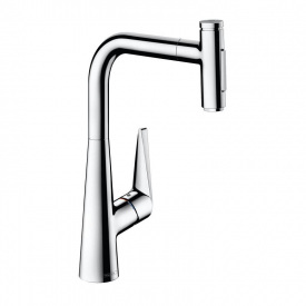 Смеситель для кухни Hansgrohe Talis Select 300 2jet с выдвижным изливом, хром (73867000)