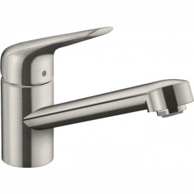 Hansgrohe Смеситель для кухни Focus M42, дл.излива - 203мм, поворотный, 1 рычаг, KM100, сталь