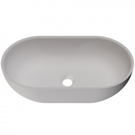 Раковина глянцевая накладная Amidicon Savanna 56 560х320 из литого камня