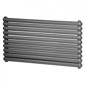 Дизайнерский радиатор отопления ARTTIDESIGN Sora 10/600/1200 горизонтальный серый матовый