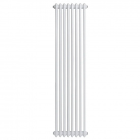 Вертикальный дизайнерский радиатор отопления ARTTIDESIGN Bari III 8/1800/380/50 белый матовый