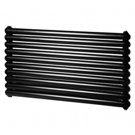 Дизайнерский радиатор отопления ARTTIDESIGN Sora 10/600/1200 горизонтальный черный матовый