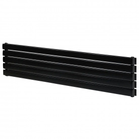 Горизонтальный дизайнерский радиатор отопления ARTTIDESIGN Livorno ІІ Livorno G 5/340/1800 черный матовый