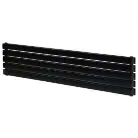 Дизайнерский радиатор отопления ARTTIDESIGN Livorno ІІ G 5/340/1400/50 горизонтальный черный матовый