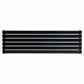 Горизонтальный дизайнерский радиатор отопления ARTTIDESIGN Livorno G 6/408/1400 черный матовый