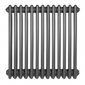 Горизонтальный дизайнерский радиатор отопления ARTTIDESIGN Bari III G 13/600/605 серый матовый