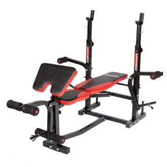 Лавка для жиму York Fitness ASPIRE 220 з стійкою для штанги та партою Скотта