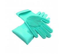 Перчатки с щеткой для уборки и мытья посуды Kitchen Gloves 5511