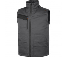 Жилет рабочий Stockton3 gris/orange цвет черный р.S Delta Plus