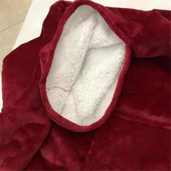 Плед з капюшоном та рукавами VigohA Huggle Hoodie Бордо Херсон
