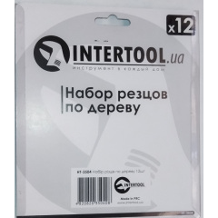 Набір фігурних різців (стамески) по дереву 12шт INTERTOOL HT-3504 Львів