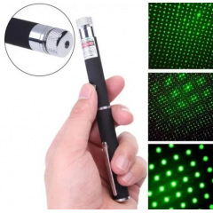 Лазерна указка Green Laser Pointer 100 мВт Зелена Вишневе
