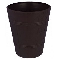 Горшок для цветов Derevo Palma-4 20 л коричневый Form-Plastic Петрово
