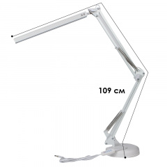 Настольная LED лампа Lesko M-018 White светодиодная USB складная на подставке Чернігів